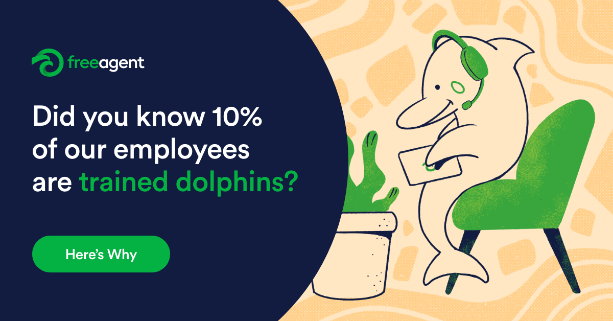 FreeAgent CRM 10% Employees are Dolphins